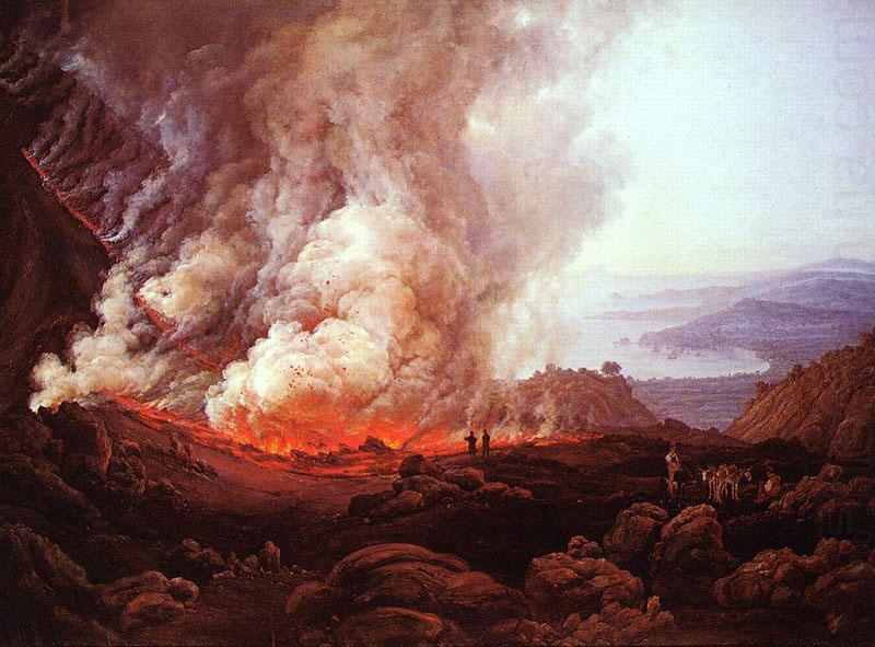 Johan Christian Dahl Ausbruch des Vesuvs china oil painting image
